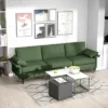 Costway Modern Modular Fabric 3-Seat Sofa Couch Living Room Furniture W/ Metal Legs RedGreen 1 Costway Modern Modular Fabric 3-Seat Sofa Couch Living Room Furniture W/ Metal Legs RedGreen -Costway GUEST c066ebb9 c351 4204 bfa7 690cf410b50b