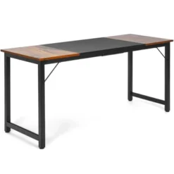 Costway 63'' Large Computer Desk Writing Workstation Conference Table Home Office -Costway GUEST c352ebbc 951b 41e2 8a09 ac2ba21bf1b9