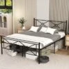 Costway Full/Queen Size Metal Platform Bed Frame W/ Headboard Mattress Foundation -Costway GUEST c36e9e0e 1938 4a91 88ac ceb9b8d2a29a