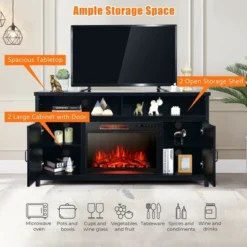 Costway 1350W Electric Fireplace Heater W/59'' Fireplace TV Stand 18 Costway 1350W Electric Fireplace Heater W/59'' Fireplace TV Stand -Costway GUEST c414e1b3 3c17 40a3 9cdf 8f8fa3a397f8