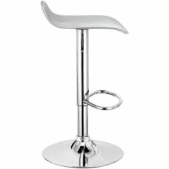 Costway Set Of 4 Swivel Bar Stool PU Leather Adjustable Kitchen Counter Bar Chair White -Costway GUEST c6243bc7 6bed 4023 b1fe 5c851ac02fcb