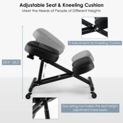Costway Ergonomic Kneeling Chair Adjustable Stool Memory Foam Angled Seat -Costway GUEST c6e9372a 18fa 4bf3 b1c5 7cfbec7f1be6