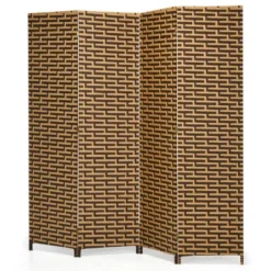 Costway 4 Panel Fiber Privacy Partition Screen Folding Room Divider Weave 6FT Tall -Costway GUEST c76c959d 0418 455c 9e4e 7c38e22016fa