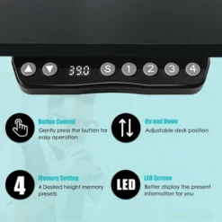 Costway Electric 55''x28'' Standing Desk Adjustable Sit To Stand W/ Controller -Costway GUEST c7d72a67 3829 4a17 a4e5 3a6ff2f7bdd3