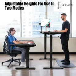 Costway Electric Standing Gaming Desk Sit To Stand Height Adjustable Splice Board -Costway GUEST c8078adc 1f81 48b6 a21f 2583ea8ca71a