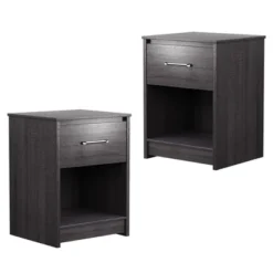 Costway 2PCS Nightstand With Drawer Storage Shelf Wooden End Side Table Bedroom Brown / Black / Natiral 23 Costway 2PCS Nightstand With Drawer Storage Shelf Wooden End Side Table Bedroom Brown / Black / Natiral -Costway GUEST c8874070 a6f7 463c 92c2 08c6b355a188