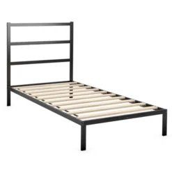 Costway Twin/Full Metal Bed Platform Frame Heavy Duty Mattress Foundation W/Headboard -Costway GUEST c9a95af1 9d04 4ab6 a30c 43f83abf1b8a