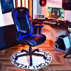 Costway Racing Style Office Chair Ergonomic Adjustable Computer Chair W/Flip-up Arm -Costway GUEST ca44d183 7eb7 437c 98b5 9749632f9d3b