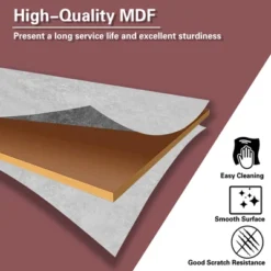 Costway Coffee Table Set Of 3 Modern Faux Metal Frame For Living Room Apartment -Costway GUEST ca71f266 c74e 4915 b1d3 c46e4abb1161