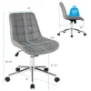 Costway Mid Back Armless Office Chair Adjustable Swivel Fabric Task Desk Chair 1 Costway Mid Back Armless Office Chair Adjustable Swivel Fabric Task Desk Chair -Costway GUEST ca882f4a 8dc0 4095 90e1 15e7b742c180