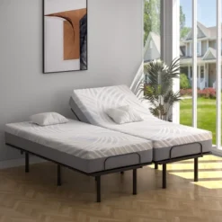 Costway Twin XL Cooling Adjustable Bed Memory Foam Mattress W/ 32% Ice Silk Cover -Costway GUEST cad1c9bf 2c46 451a ad21 19a51dcc50df