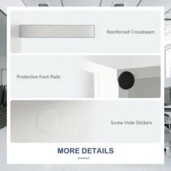Costway Computer Desk Study Writing Workstation Vanity Table Home Office W/ 4 Drawers -Costway GUEST cad2d154 8776 4c80 a1c0 a0b0b81384ff