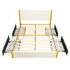 Costway FullQueen Size Upholstered Bed Frame Wooden Slatted Adjustable Headboard 4 Drawers 1 Costway FullQueen Size Upholstered Bed Frame Wooden Slatted Adjustable Headboard 4 Drawers -Costway GUEST cae8e4ab 5929 413d 9db6 0014358c1c08