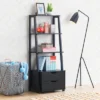 Costway 4-Tier Ladder Shelf Bookshelf Bookcase Storage Display Leaning With 2 Drawers 2 Costway 4-Tier Ladder Shelf Bookshelf Bookcase Storage Display Leaning With 2 Drawers -Costway GUEST cc2c2386 95df 4a7c ad7b 78258e7389dd 1