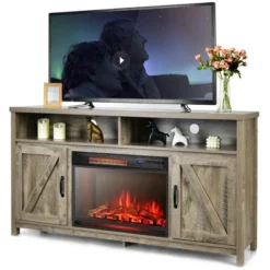 Costway 1350W Electric Fireplace Heater W/59'' Fireplace TV Stand 25 Costway 1350W Electric Fireplace Heater W/59'' Fireplace TV Stand -Costway GUEST cc37ca9f bd31 494d b533 e9b887172470