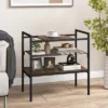 Costway Industrial Entryway Table 3-Tier Sofa Side Table With Removable Panel & Mesh Shelf 2 Costway Industrial Entryway Table 3-Tier Sofa Side Table With Removable Panel & Mesh Shelf -Costway GUEST d1f2de5d 74bd 4404 a49b ac133b630184