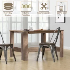 Costway Dining Table Counter Height Rectangular Kitchen Living Room -Costway GUEST d3d5278e cafa 45ce aa91 4b7b8d233f85