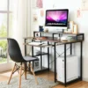 Costway 47'' Computer Desk Writing Study Table W/ Keyboard Tray & Monitor Stand -Costway GUEST d3fe5041 2ca9 4922 be4f 973194485dd5