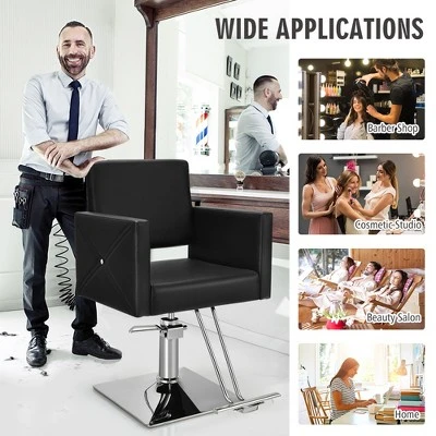Costway Salon Chair For Hair Stylist Adjustable Swivel Hydraulic Barber Styling Chair 5 Costway Salon Chair For Hair Stylist Adjustable Swivel Hydraulic Barber Styling Chair - Image 3