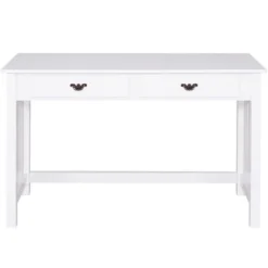 Costway Writing Desk Mission White Home Office Computer Desk 4 Drawer -Costway GUEST d4e87c40 b6f6 47dd a2e6 ea82c37f861c