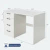 Costway Computer Desk Study Writing Workstation Vanity Table Home Office W/ 4 Drawers -Costway GUEST d5155bc1 7835 4140 9bdb acc5311b2b2b