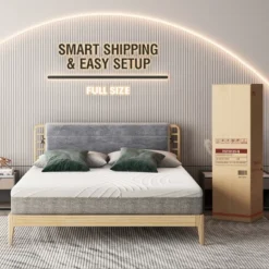 Costway 8'' Jacquard Mattress Gel Infused Memory Foam Medium Firm Bamboo Charcoal QueenFull -Costway GUEST d5882926 b5bc 492e 968d cdfb55df5520