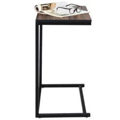 Costway 22''x14''x26'' Sofa Side End Table Laptop Holder Multiple Stand Desk BrownWalnut -Costway GUEST d667121a 08ab 471b ba79 d452712173e7
