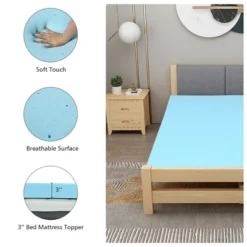 Costway 3'' Gel-Infused Bed Mattress Topper Cooling Ventilated Air Foam Pad 20 Costway 3'' Gel-Infused Bed Mattress Topper Cooling Ventilated Air Foam Pad -Costway GUEST d9336413 37a2 4fdf 8ee5 56c2c609c018