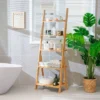 Costway 5-Tier Bamboo Ladder Shelf Bookshelf Display Storage Rack Flower Stand 2 Costway 5-Tier Bamboo Ladder Shelf Bookshelf Display Storage Rack Flower Stand -Costway GUEST d94380c9 4676 4841 a8f1 d32e876982d9