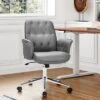 Costway Modern Home Office Leisure Chair PU Leather Adjustable Swivel W/ Armrest 1 Costway Modern Home Office Leisure Chair PU Leather Adjustable Swivel W/ Armrest -Costway GUEST d97be120 65ce 46c6 808c e69cf38885b2