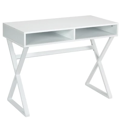 Costway Modern Computer Desk Writing Desk Makeup Vanity Table Storage 10 Costway Modern Computer Desk Writing Desk Makeup Vanity Table Storage - Image 8