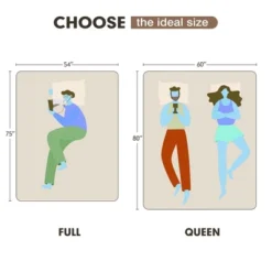 Costway 8'' Jacquard Mattress Gel Infused Memory Foam Medium Firm Bamboo Charcoal QueenFull