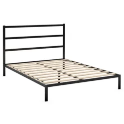 Costway Twin/Full Metal Bed Platform Frame Heavy Duty Mattress Foundation W/Headboard -Costway GUEST dcef5771 0205 4584 8f50 e6a3cfa5f48a
