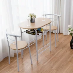 Costway 3 Piece Dining Set Table 2 Chairs Home Kitchen Breakfast Furniture -Costway GUEST e05ac41b 8972 4c2a 8218 70cb3bab1484