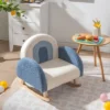 Costway Kids Rocking Chair Children Armchair Velvet Upholstered Sofa W/ Solid Wood Legs 1 Costway Kids Rocking Chair Children Armchair Velvet Upholstered Sofa W/ Solid Wood Legs -Costway GUEST e0de60d2 a12b 41f0 8295 8aee314dbedd