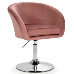 Costway Modern Velvet Chair Height Adjustable Bar Stool Swivel Makeup Seat -Costway GUEST e2385a99 4ff3 4077 b9d5 66ff01bdcc81