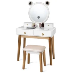 Costway Vanity Dressing Table Set Touch Screen Dimming Mirror -Costway GUEST e318c6cd f7c3 4886 9ffc fb5613eb6666