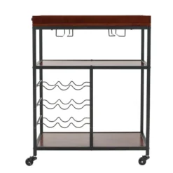 Costway 3 Tier Kitchen Trolley Utility Cart W/Wine Rack & Glass Holder 19 Costway 3 Tier Kitchen Trolley Utility Cart W/Wine Rack & Glass Holder -Costway GUEST e39e6254 9a5a 40f5 b771 f6fca115c324