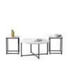 Costway Coffee Table Set Of 3 Modern Faux Metal Frame For Living Room Apartment -Costway GUEST e43db46c d70c 4812 95e8 2213f08f3cb4
