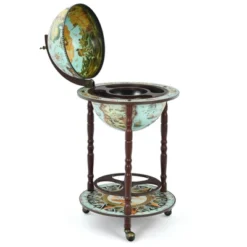 Costway 17'' Globe Wine Kitchen Stand 16th Century Italian Map Liquor Bottle Shelf Cart -Costway GUEST e5498b24 54d4 48a8 91f9 b387085b38de