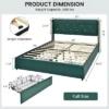 Costway Full/Queen Upholstered Bed Frame With 4 Storage Drawers Headboard 1 Costway Full/Queen Upholstered Bed Frame With 4 Storage Drawers Headboard -Costway GUEST e6f5ceed e721 4f94 a7e0 241a1161d9ed