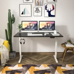 Costway Ergonomic Electric Adjustable Standing Up Desk Dual Motor W/ Controller -Costway GUEST e81a652f b29c 4162 a66e bfd42799e43c