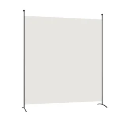 Costway Single Panel Room Divider Privacy Partition Screen For Office Home Black/Beige -Costway GUEST e8324ff8 d406 4312 9acf 8321ab54499b