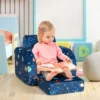 Costway 3-in-1 Convertible Kid Sofa Bed Flip-Out Chair Lounger For Toddler 2 Costway 3-in-1 Convertible Kid Sofa Bed Flip-Out Chair Lounger For Toddler -Costway GUEST e9516a5b 9bfd 42c2 a935 276dd5d50617