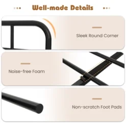 Costway Metal Platform Bed Frame Industrial Headboard Mattress Foundation -Costway GUEST e9bbb161 1f80 4eb2 a1c9 cc77c4856459