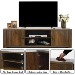 Costway TV Stand For TV's Up To 65'' W/Storage Cabinets & Shelves 18 Costway TV Stand For TV's Up To 65'' W/Storage Cabinets & Shelves -Costway GUEST e9c1fbb3 e070 4b22 8ad4 d17f9ae94e16