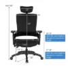 Costway Executive Office Chair Adjustable Task Chair W/Sliding Seat & 3D Armrest 1 Costway Executive Office Chair Adjustable Task Chair W/Sliding Seat & 3D Armrest -Costway GUEST ea495397 8a5f 4dd4 af4b 24dc7b509c09