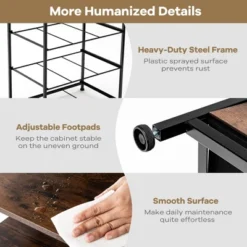 Costway 3 Drawer Dresser W/Top Shelf Storage Tower Cabinet For Bedroom Hallway Nursery 17 Costway 3 Drawer Dresser W/Top Shelf Storage Tower Cabinet For Bedroom Hallway Nursery -Costway GUEST ec92e68f ae45 485c 985a 16eae8f580b2