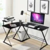 Costway 58'' X 44'' L-Shaped Computer Gaming Desk W/ Monitor Stand & Host Tray Home Office 1 Costway 58'' X 44'' L-Shaped Computer Gaming Desk W/ Monitor Stand & Host Tray Home Office -Costway GUEST ecf71069 029f 4947 913c 82eb447e1d2c