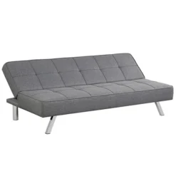 Costway Convertible Futon Sofa Bed Adjustable Sleeper With Stainless Steel Legs -Costway GUEST ed143995 f37e 4846 a3e6 979eafa9dc7f